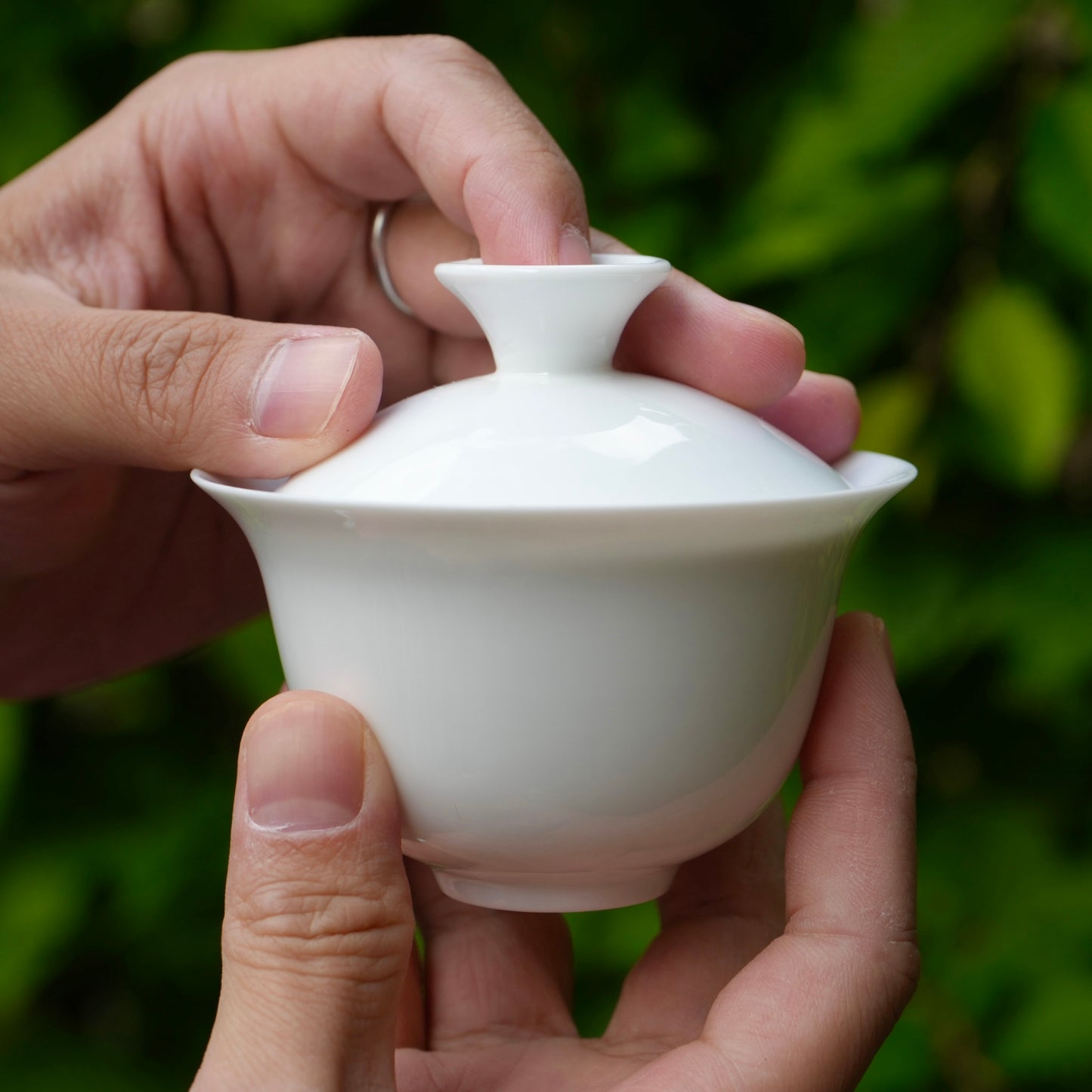 Classic Dehua White Porcelain Gaiwan, 110ml